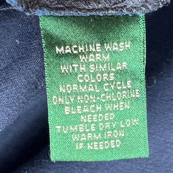 Ralph Lauren LRL Shorts Womens 14 Blue Chino Flat Front Pockets Stretch Nautical - Picture 10 of 12